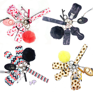 <span class=keywords><strong>Porte</strong></span>-clés d'autodéfense pour femmes <span class=keywords><strong>chat</strong></span> pom pom alarme néoprène <span class=keywords><strong>porte</strong></span>-clés d'autodéfense vente en gros pour les femmes - Product Image 2