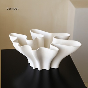Jarrón de Cerámica Minimalista Moderno en Forma de Maceta, Diseño Nórdico para Bodas, para Uso en el Hogar, Sala de Estar u Hotel - Product Image 5