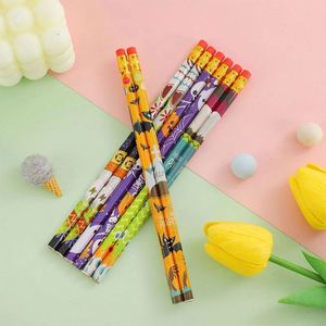 Juego de Regalo de Navidad 2024 al por Mayor, Lápices Promocionales de Madera HB Estándar con Diseño de Santa Claus, Artículos Escolares para Niños, Colores Personalizados, Negro - Product Image 5