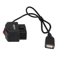 Câble OBD pour la surveillance du stationnement du module USB d'extraction de puissance sans perte + coupure de courant à double mode lors de l'arrêt ACC
