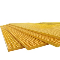 Caillebotis anti-dérapant en PRF moulé pour passerelle-Tous les types de treillis Grilles GRP Fabricant de planchers