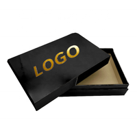 Boîte cadeau de luxe pour bijoux à LED, 2 pièces, en carton rigide, avec aimant, élégante, pour pendentif, collier et bracelet, avec doublure en éponge