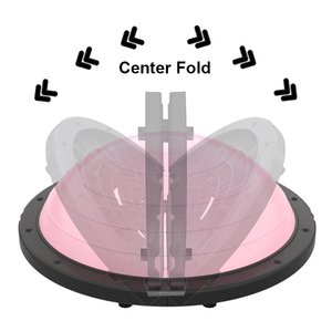 Gymbopro nuevo diseño plegable para un almacenamiento más fácil Half Ball <span class=keywords><strong>bosu</strong></span> Balance Trainer - Product Image 2