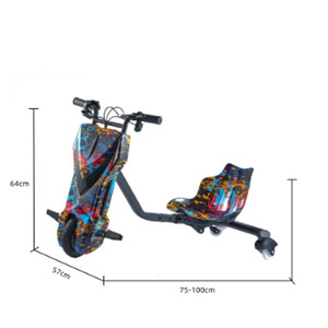 Vivez l'expérience palpitante à 360° °   Trottinette électrique pour enfants Spins 36V avec lumières LED colorées, moteur sans balais puissant - Product Image 1