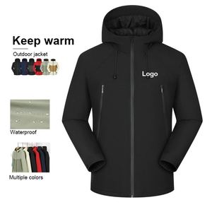 Wholesale Men's <b>Jackets</b> Custom logo Warm Outdoor Down <b>Jackets</b> <b>Waterproof</b> Winter Rainproof Fashionable Workwear <b>Jackets</b> for Men - Product Image 1
