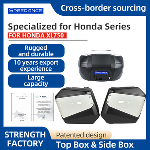 Ensemble de trois pièces pour moto SPD : Top Case PP 50L et Valises Latérales 33L 30L pour XL750 – Adaptation/Amélioration de la Plaque Arrière - Product Image 2