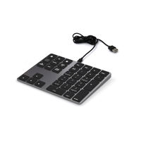 Teclado Numérico Mágico con Cable de 34 Teclas para Laptop, Macbook Pro 2017, Tablet y PC