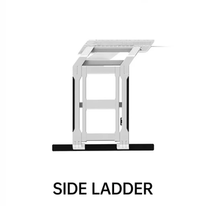 For Simone Aluminum Roof Rack Side <b>Ladder</b> Storage Box for Chery iCaur V23 Mecha Style Exterior Modification Kit Set - Product Image 2