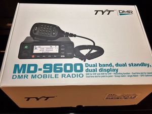 Transceptor Móvil de Banda Dual VHF UHF MD-9600 de 50 Vatios DMR Bidireccional para Radio para Comunicación en Exteriores con Alcance de 50 km - Product Image 4