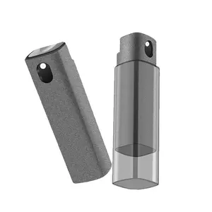 Pembersih Layar 10Ml Semprot Portabel 2 Dalam 1 Pembersih Layar Tablet Ponsel Larutan Pembersih Microfiber Semprot untuk Iphone