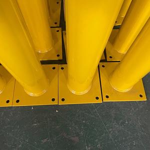 عمود تحذير مروري مرن مخصص باللون الأصفر، عمود أمان ثابت للطرق - Product Image 6