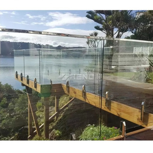 Raccord de fixation réglable en acier inoxydable pour balustrade en verre de <span class=keywords><strong>balcon</strong></span> extérieur - Product Image 6
