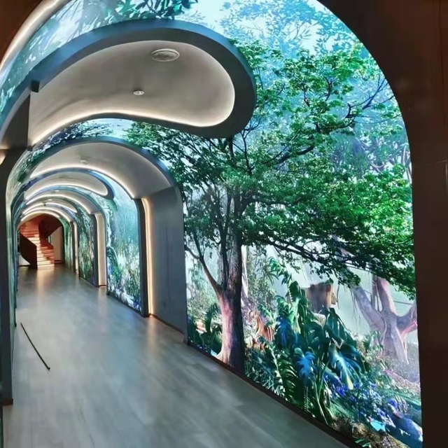 Customized Indoor Wall Flexible Video Led Screens Soft Led Screen Wall Flexible Curve Led Panel Screen