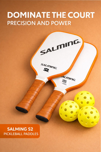 ไม้พายพิคเคิลบอล Salming S2 ออกแบบมาสำหรับผู้เล่นมือใหม่ ให้การควบคุมที่เบาและทนทานบนสนาม - Product Image 4