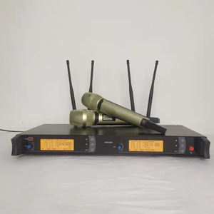 Skm9000 màn hình màu xanh đúng sự đa dạng UHF Chuyên Nghiệp Micro không dây 2CH kim loại cầm tay cho sân khấu trình diễn/Ca hát/karaoke - Product Image 3