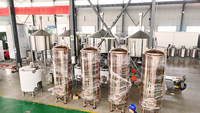 Réservoir à saké conique vertical de qualité commerciale avec enveloppe de refroidissement au glycol en cuivre, y compris tous les accessoires