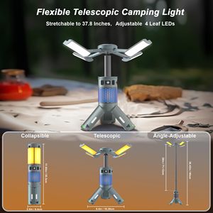 Telescopic Rechargeable Collapsible Magnetic <b>Lights</b> With RGB Flashlights WD-Z11 Compact and Versatile Lighting f - Product Image 5