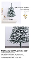 Sapin de Noël artificiel de haute qualité, décorations de Noël transfrontalières, 45 cm/4 m, sapins de Noël artificiels en PVC floqués à branches denses, décorations de Noël