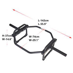 Barra Hexagonal de Acero Dingfeng para Entrenamiento de Fuerza, Sentadillas y Peso Muerto, con Certificación CE - Product Image 2