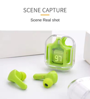 Écouteurs TWS sans fil Bluetooth 5.0 ENC, casques de sport et de jeu, réduction du bruit, micro, écouteurs stéréo avec écran LED