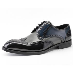 Chaussures de ville pour hommes 2025 de haute qualité, style mocassin, respirantes, patchwork, légères, à bout pointu, pour le bureau et la carrière, vente chaude, prêtes à expédier - Product Image 3