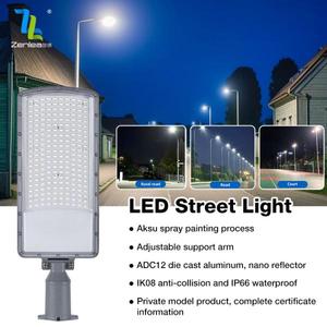 ไฟถนน LED ปรับได้ 50W-200W สำหรับลานจอดรถ ภายนอกอาคาร กันน้ำ IP66 โครงอะลูมิเนียม SMD - Product Image 2