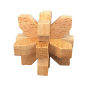 Mini <span class=keywords><strong>puzzle</strong></span> en bois couleur <span class=keywords><strong>nature</strong></span> 3D en bois STEM jouets intelligents - Product Image 3