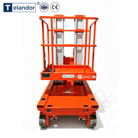 1 ensemble MOQ, Élévateur mobile sur mât 7,5 m, charge 200 kg, structure compacte, dégagement 20 mm, prix compétitif