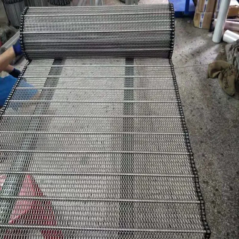 Metal Machine Full Automatic Stainless Steel 304/316 Oven Bread Wire Mesh Conveyor Belt for Fryer and Conveyor