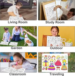 Rotolo <span class=keywords><strong>di</strong></span> Carta Offset Personalizzato per <span class=keywords><strong>Disegni</strong></span> e Graffiti dei Bambini con Logo Personalizzato, Dimensioni 30x300cm - Product Image 5