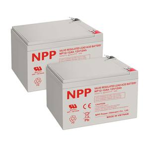 UPS 보안 시스템 비상 조명 용 F2 단자로 충전식 US Warehouse12V 12Ah 납산 배터리 - Product Image 1