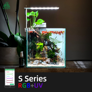 Lámpara LED para Acuario WEEK AQUA Serie S RGB <span class=keywords><strong>de</strong></span> Espectro Completo <span class=keywords><strong>de</strong></span> 10w, con Clip para Peceras Pequeñas <span class=keywords><strong>de</strong></span> 20cm - Product Image 1