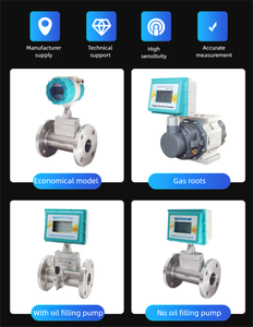 مقياس تدفق توربين الغاز عالي الدقة لتعويض ضغط درجة حرارة الغاز الطبيعي تصميم مقاوم للانفجار من تصنيع المعدات الأصلية - Product Image 2