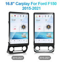 Navihua 16.8 pouces Android 11 Tesla Style Carplay écran autoradio GPS navigation lecteur multimédia pour Ford F150 F250 2015-2021