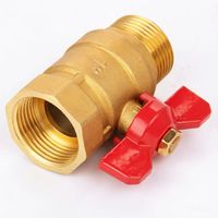 Válvula de bola de latón forjado de 1/2 pulgada, paso completo, 600 WOG, sin plomo, válvula de cierre NPT hembra para sistemas industriales de agua, petróleo y gas