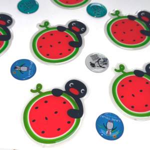 Étiquettes autocollantes résistantes à l'eau avec logo personnalisé, autocollant en dôme époxy transparent personnalisé, autocollant de logo 3D durable pour l'électronique - Product Image 3