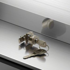 Anin חזק פליז anin עם 2 מפתחות שחור/זהב/אפור בהיר גימור 15 מ "מ אחורי לרהיטים עיצוב מודרני - Product Image 5