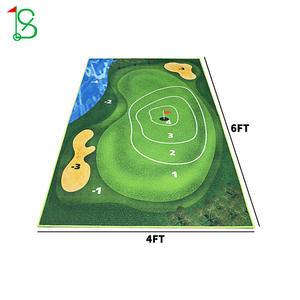 แผ่นพัตต์กอล์ฟ Pro Golf ขนาด 50 นิ้ว สำหรับฝึกซ้อมในร่ม พร้อมตัวเลือกโลโก้แบบกำหนดเอง สำหรับใช้ในบ้าน - Product Image 4