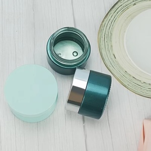 30g 50g 100g Transparent Blue Glass Jar Silver Screw Lid Cosmetic Skin Care Cream <b>Perfume</b> Packaging Cosmetic <b>Container</b> Jar - Product Image 6