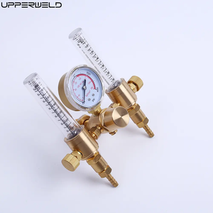 Latón de alta calidad CGA580 Entrada 5/8 "Conector de salida Medidores de presión dobles Regulador de presión de argón/CO2 para antorchas de soldadura - Product Image 1