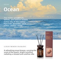 Diffuseur de parfum en verre sans phtalates pour hôtel et maison, parfum longue durée, couvercle en bois, aromathérapie d'intérieur