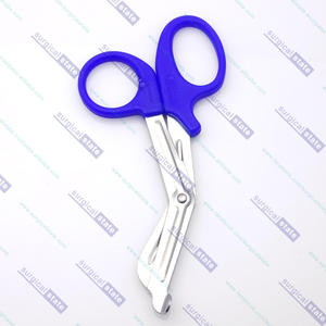 Nuevas tijeras de vestir de alta calidad para enfermería y uso doméstico Mango de color Instrumento quirúrgico Base-Tijeras de vendaje - Product Image 3