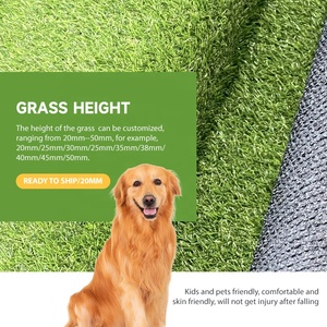 Gazon artificiel de qualité supérieure, tapis synthétique pour aménagement paysager, décoration de <span class=keywords><strong>jardin</strong></span>, utilisation en extérieur - Product Image 3