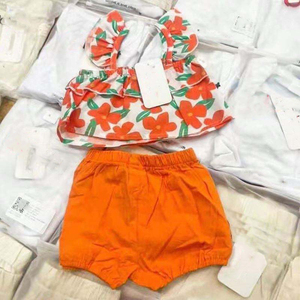 Stock di Abbigliamento Estivo per Bambini 2022, Vestiti Mix & Match all'Ingrosso, Confezioni Economiche in Poliestere/Cotone - Product Image 3