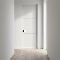 Pintu MDF Modern untuk Kamar Tidur, Proyek Hunian, Harga Grosir Pabrik dan Kualitas Terjamin