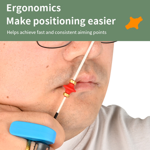 STARCN Pointe d'ancrage en silicone Kisser Button pour cordage d'<span class=keywords><strong>arc</strong></span>, pour une visée constante, inclut 2 clips de pointe d'ancrage en laiton - Product Image 2