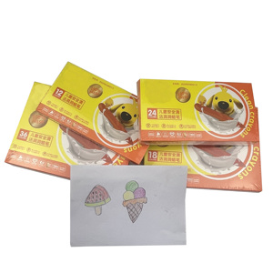 Crayon de peinture triangulaire personnalisé pour enfants, sans salissure sur les mains - Product Image 1