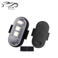 Vente en gros d'usine, lumière d'avertissement LED, télécommande, 8 couleurs, lampe clignotante, rechargeable, étanche, pour toutes les voitures