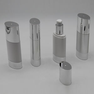 15ml 30ml 50ml forma Oval sin aire de la bomba sin aire recargable botella de cuidado de la piel - Product Image 2