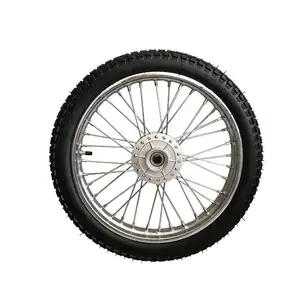 Quick Delivery 2.50-16 21" Inflatable Rubber Tire Steel Wire Spokes Horse Carriage Cart Wheels For wholesale